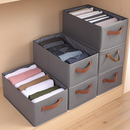 KIT 8 Cesto Organizador de Guarda Roupas Reforçado Caixa para Armazenar Multiuso Rígido