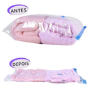 KIT 5 Sacos Ou Bomba Tomada 110V Para Embalar Á Vácuo Para Organização E Proteção Das Roupas