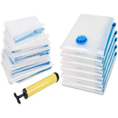 KIT 5 Sacos Ou Bomba Tomada 110V Para Embalar Á Vácuo Para Organização E Proteção Das Roupas